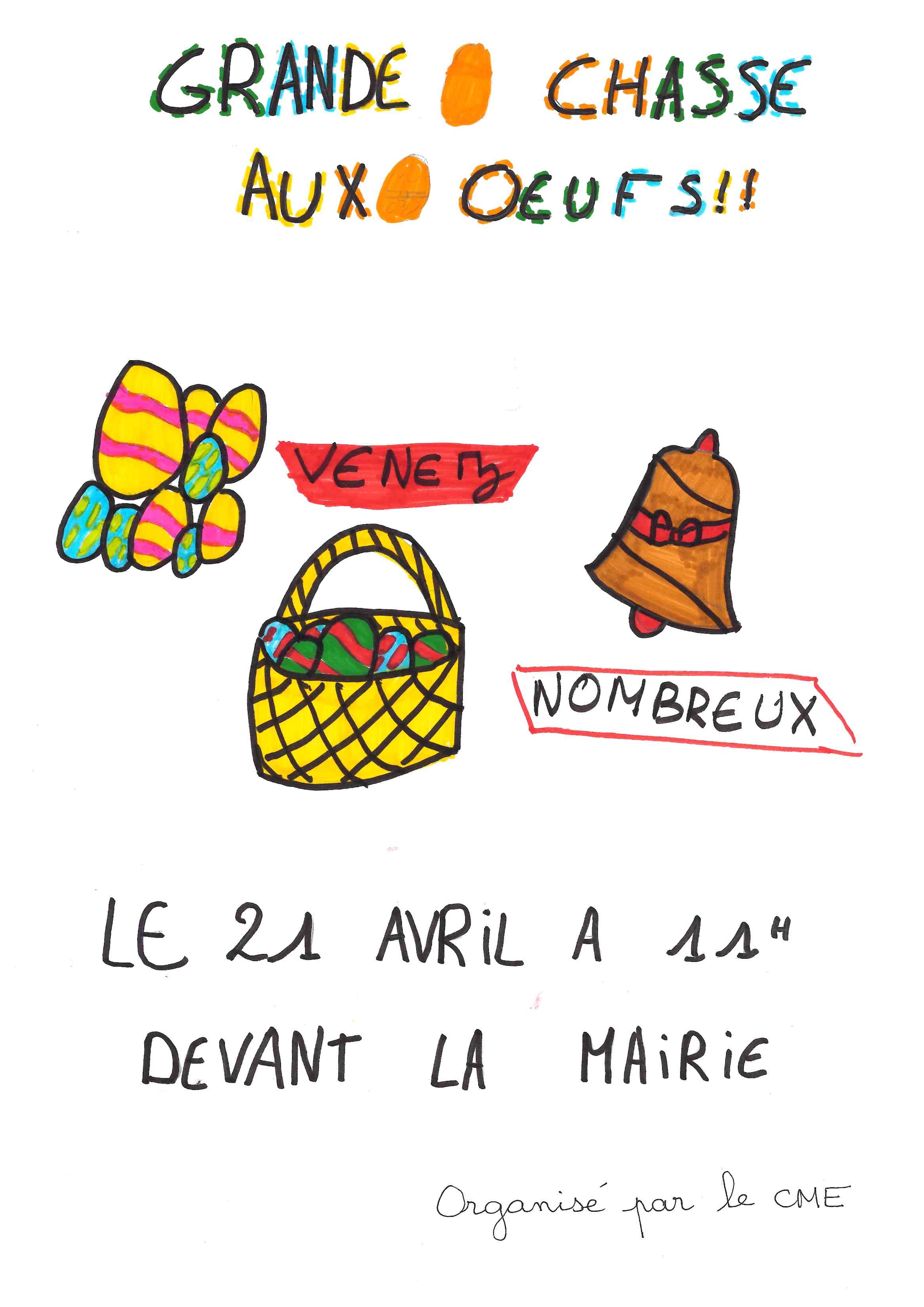 Chasse aux oeufs 2025